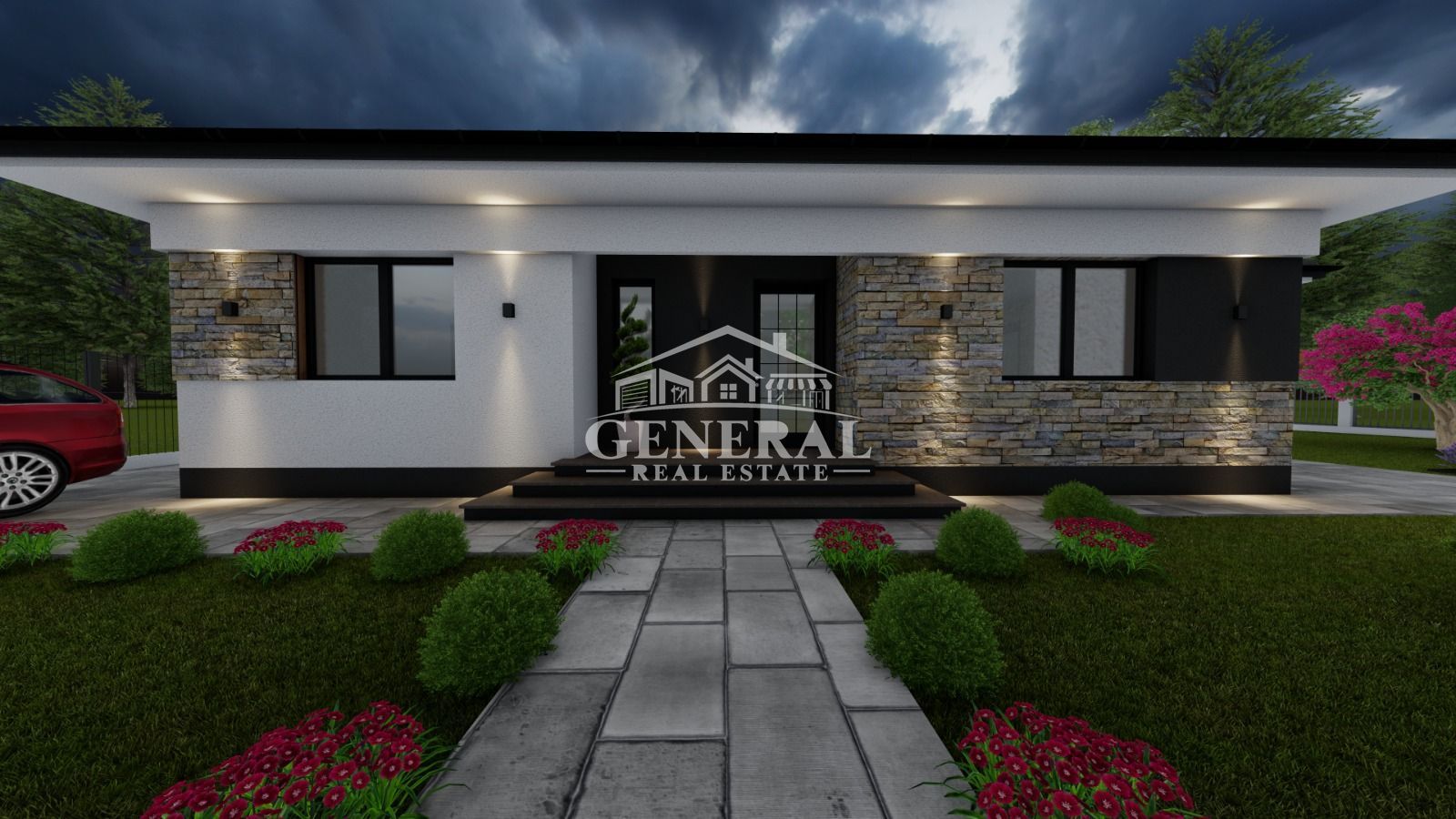 Casa la rosu 150m2 in Mocira MM teren 5,5 ari - Poză 3