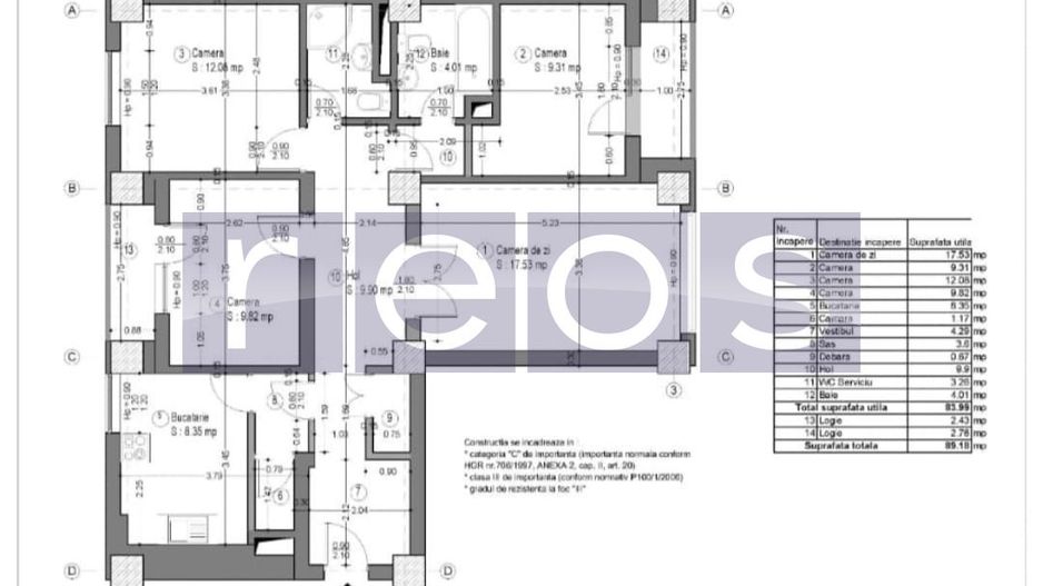 VANZARE 4 CAMERE DECOMANDAT -PARCARE -BULEVARDUL  GHENCEA - Poză 6