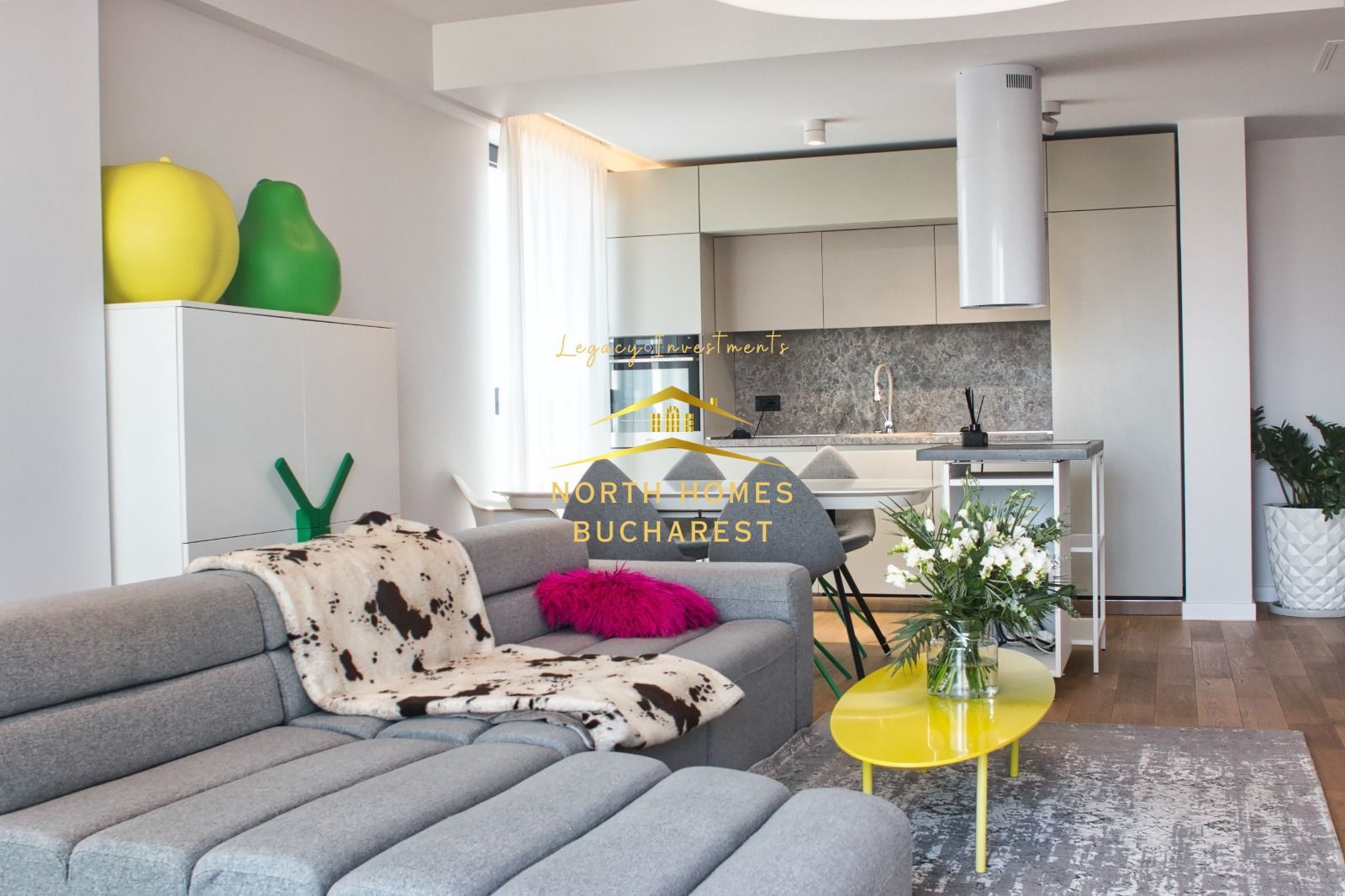 Apartament 3 camere de inchiriat -ONE HERASTRAU TOWERS-PARCARE - Poză 3