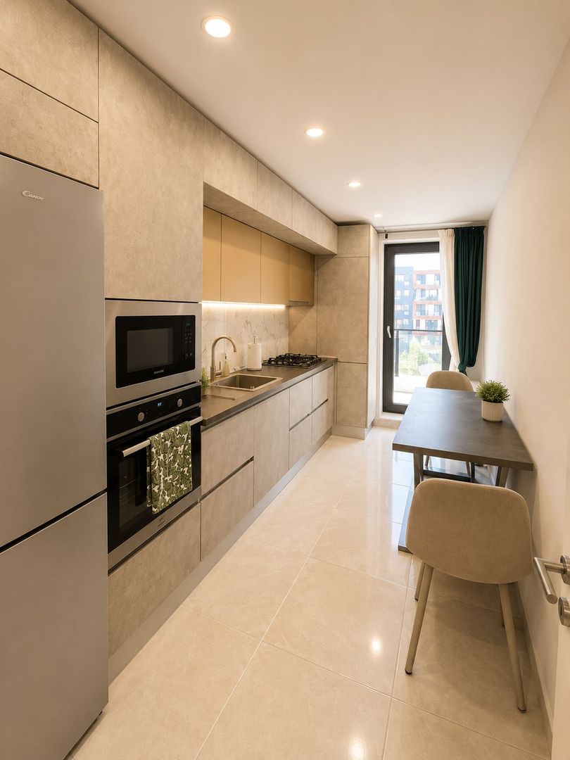 2 camere mobilat modern | Tomis Nord - Zen Residence | garaj, boxă - Poză 9