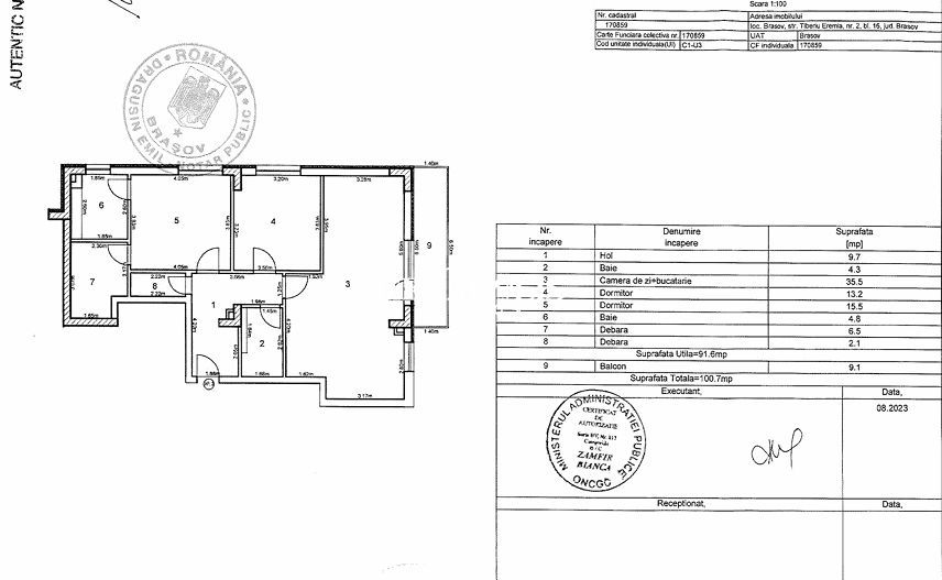 3 Camere | 2 Băi | 92 mp | Tractorul | Parcare - Poză 14