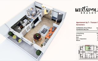 Garsoniera Coresi/ Plata Transe/Credit - Poză 4