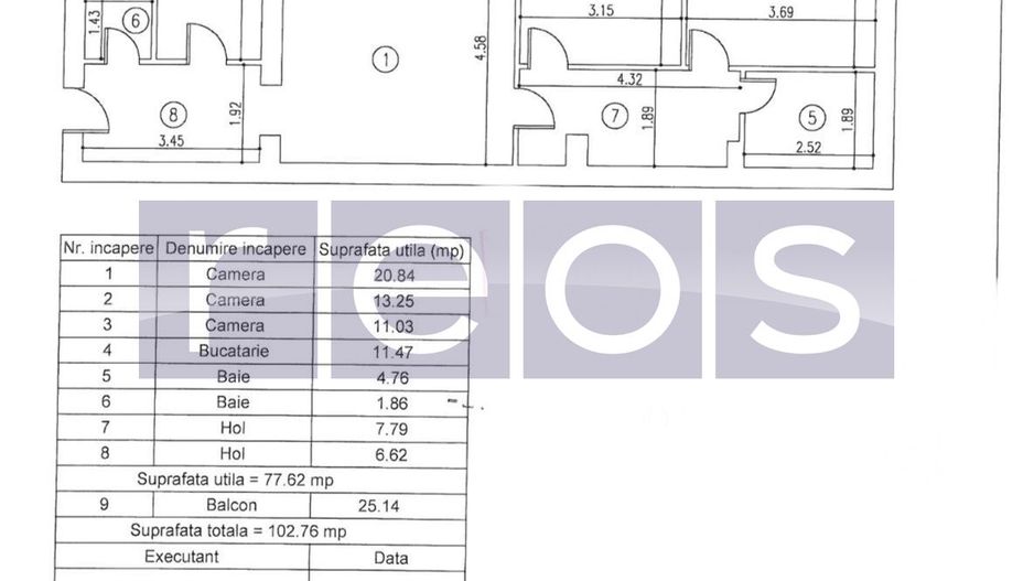 VANZARE 3 CAMERE | LAGUNA RESIDENCE | 102MP | MOBILAT-UTILAT LUX | - Poză 28