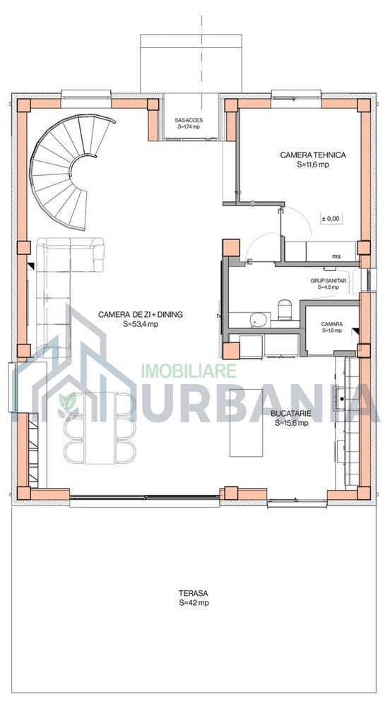 Casă modernă, 5 camere, vedere spre vii și oraș, grădină 640 mp, zona Barnova – Bucium - Poză 14