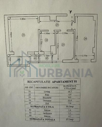 Apartament 2 camere decomandat în Evergreen Towers, Iași - Poză 10