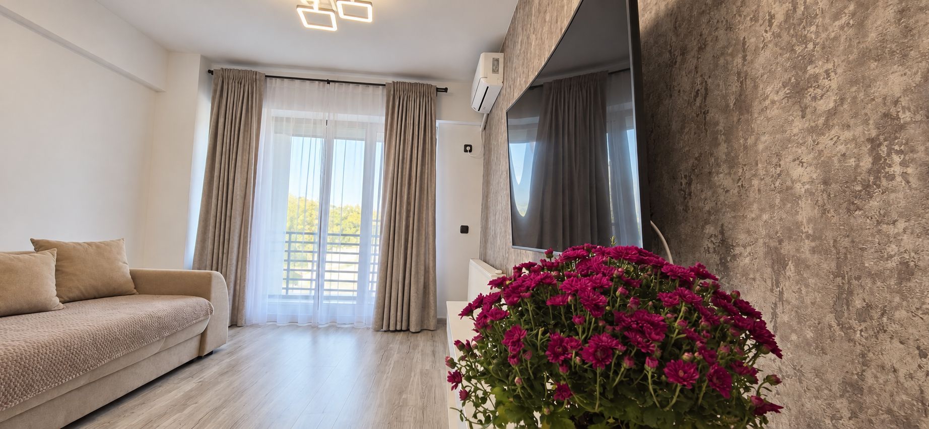 Apartament 2 camere decomandat | bloc 2019|  2balcoane | mobilat - Poză 2