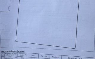 Teren de vânzare pe Strada Orhideelor- 320 mp - Schiță 7