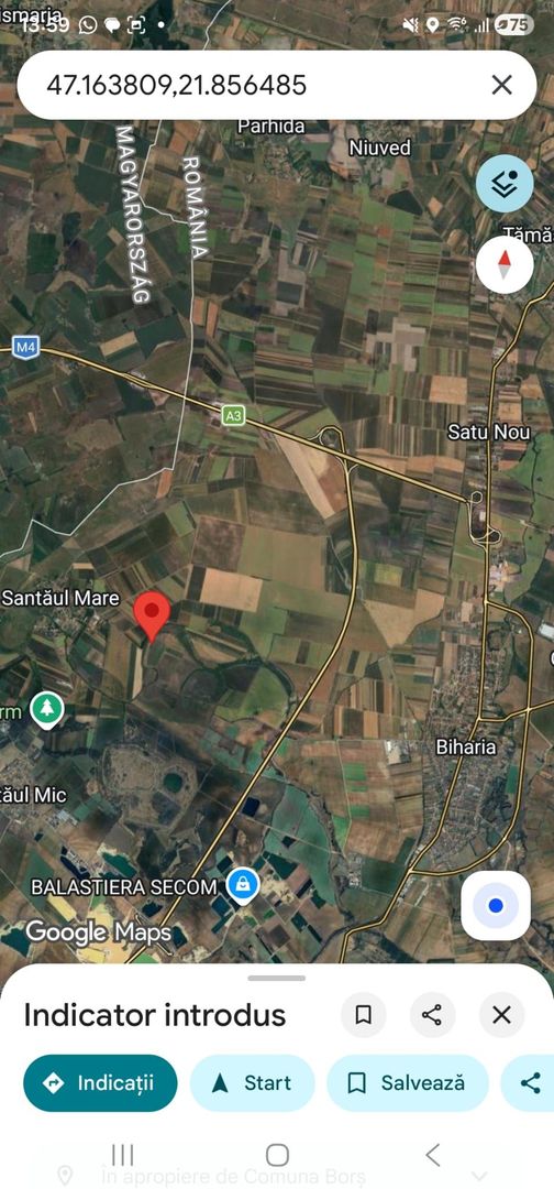 Teren extravilan pentru balastiera Biharia - Poză 1