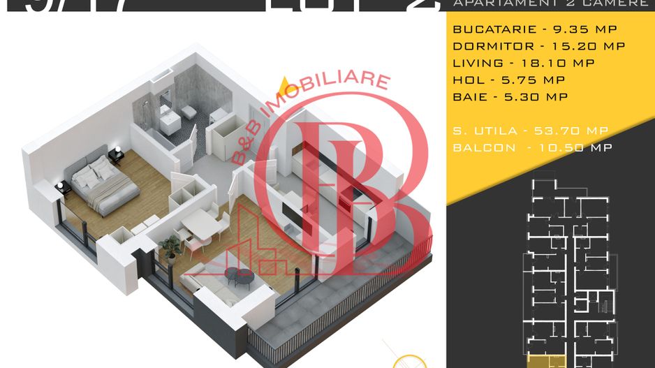 2 camere  Titan Pallady  Metrou Nicolae Teclu - Schiță 1
