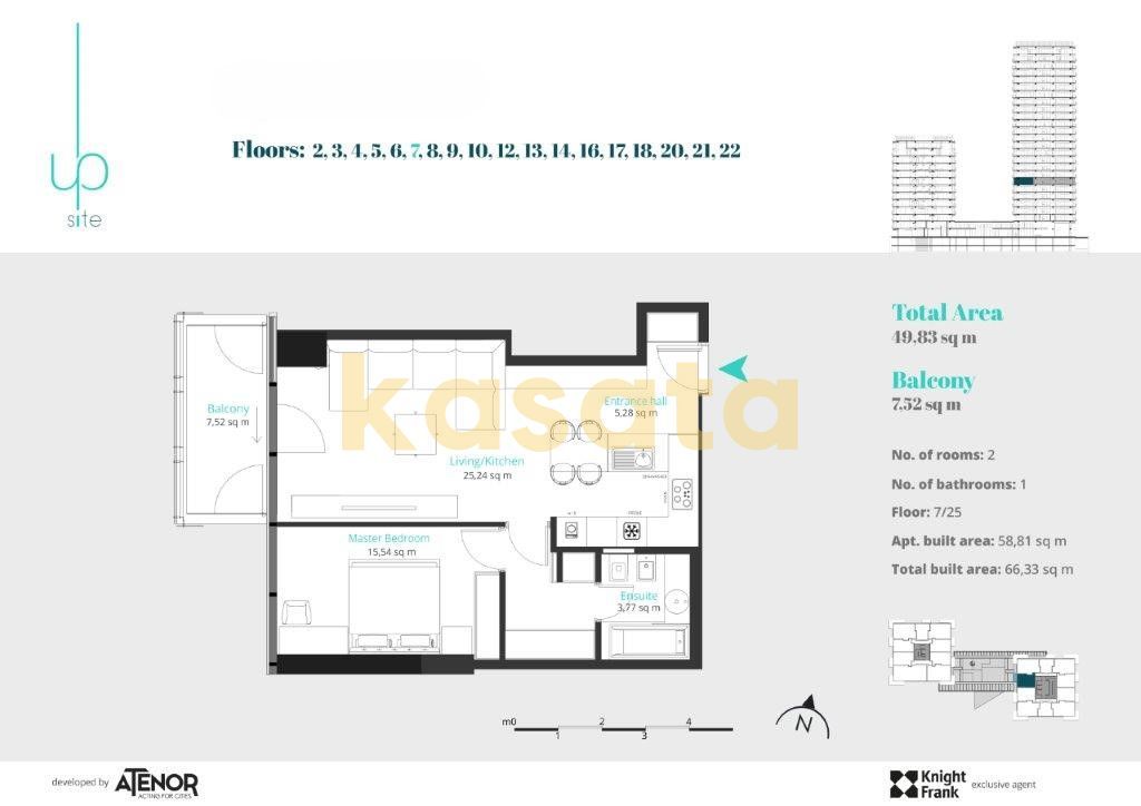 Apartament 2 camere Aviației | UP-site - Schiță 10