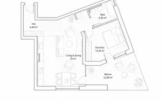 Apartament 2 camere 58,75 mp, complet mobilat si utilat | Mehala | Comision 0% - Schiță 19