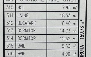 Apartament 3 camere, bloc nou, P+3, Ap.16, Et.3, Bl.6 - CP2462269 - Poză 6