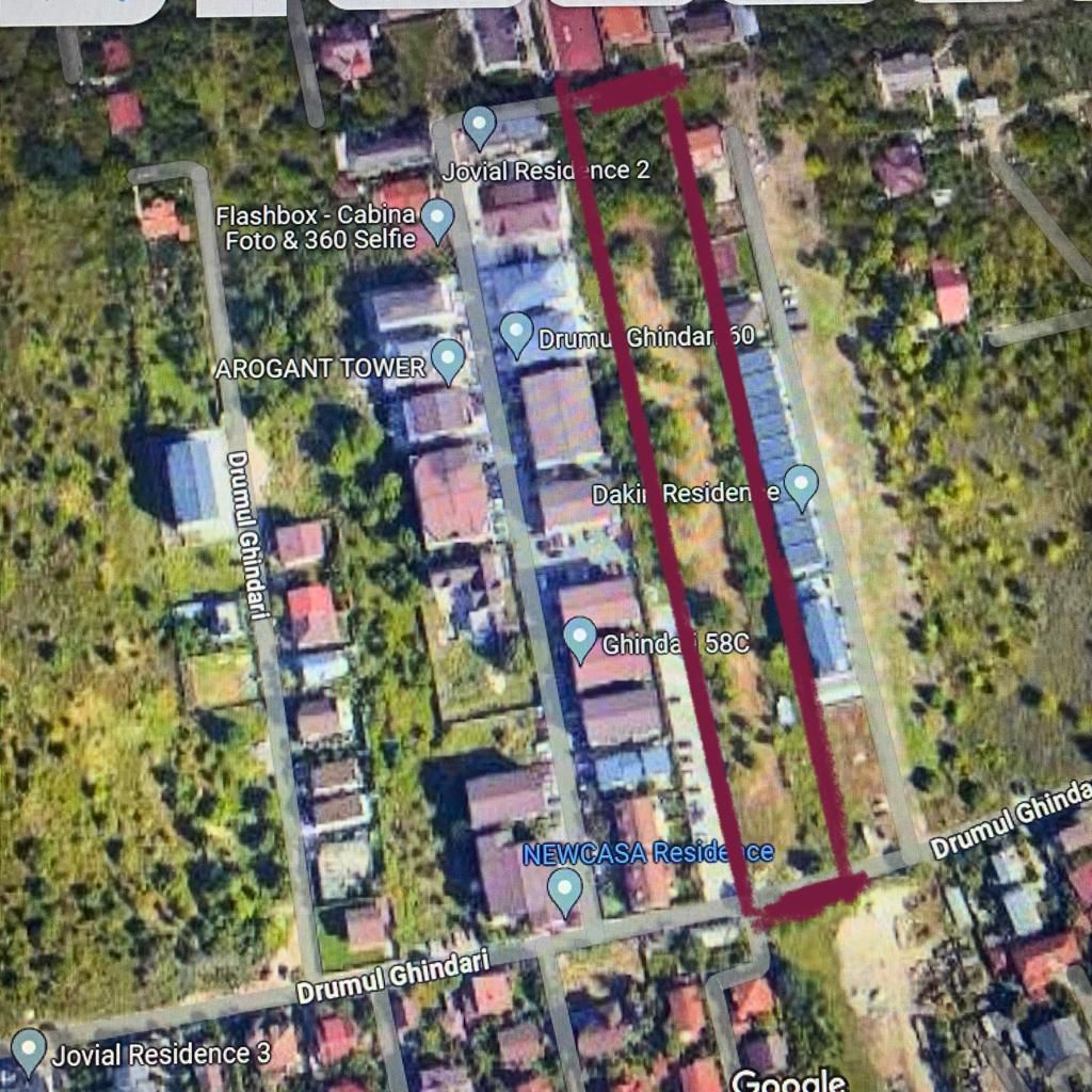 Teren de vanzare 4970 mp Bucuresti- Drumul Ghindari - Poză 1