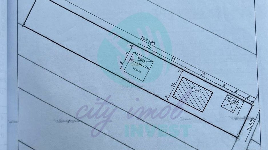 Casă la roșu P+1 | Teren 1750 mp | Dobreni-Giurgiu | Zonă liniștită - Poză 2