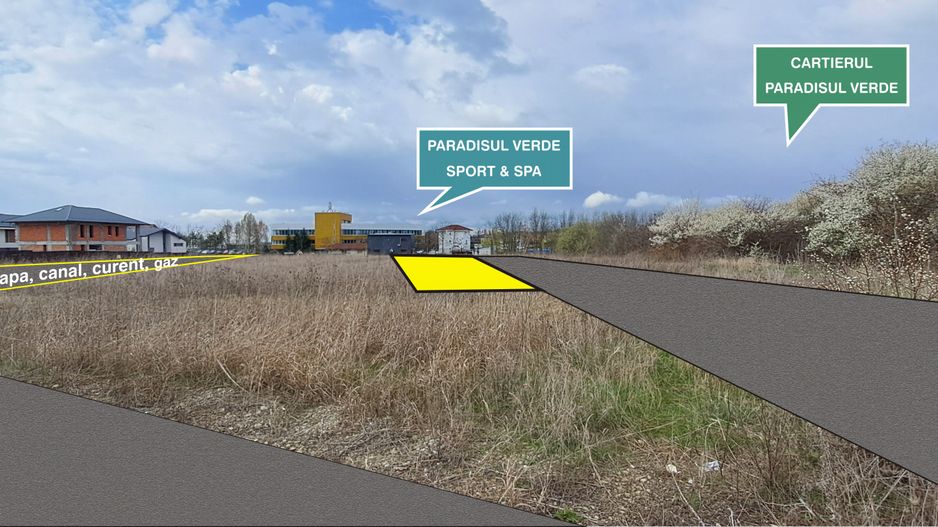 Corbeanca - Paradisul Verde, 991 mp, deschidere 31 m, stb la 600m - Poză 1