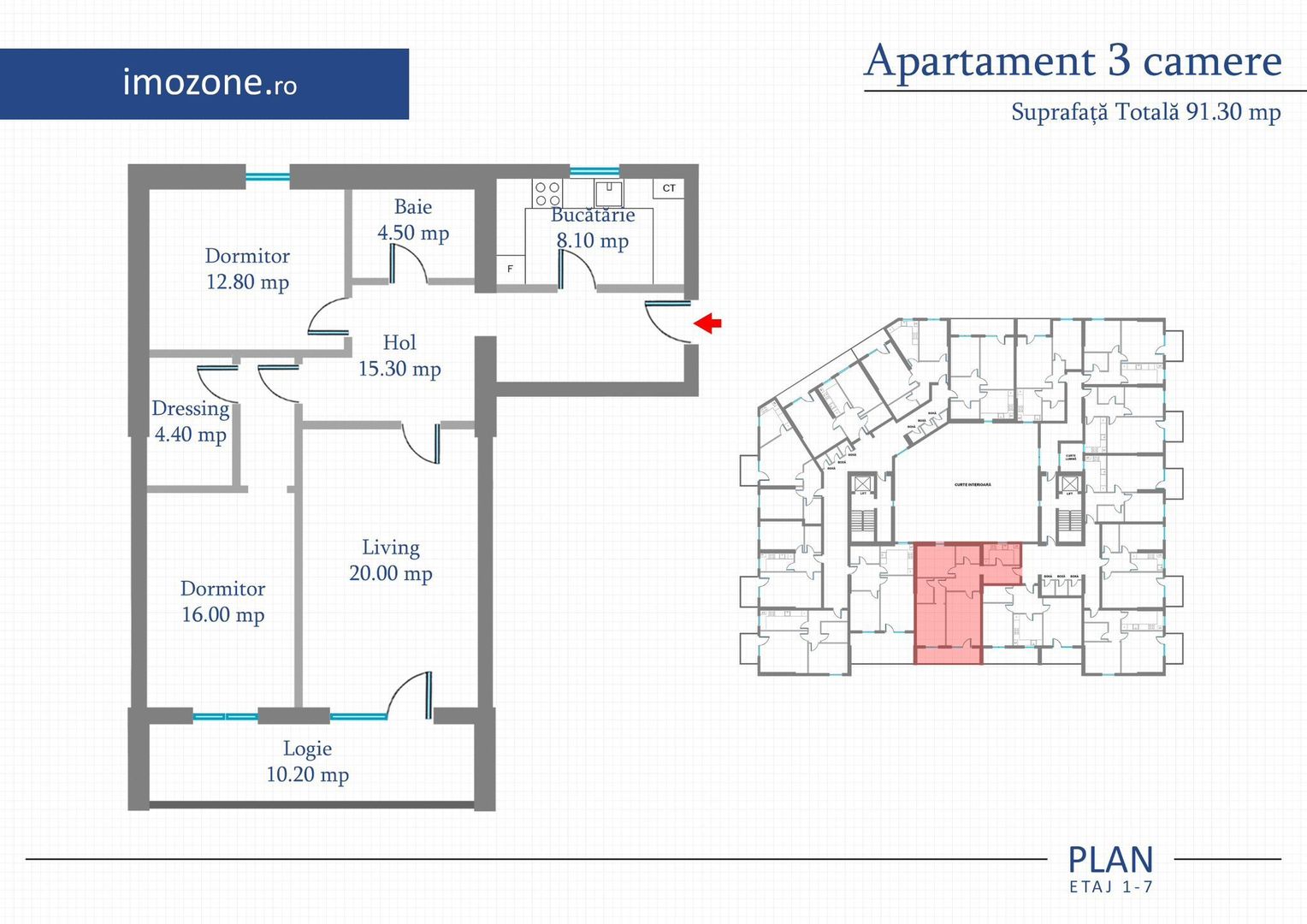 OFERTA- loc de parcare GRATUIT pentru apartamentele cu 3 camere - Poză 1