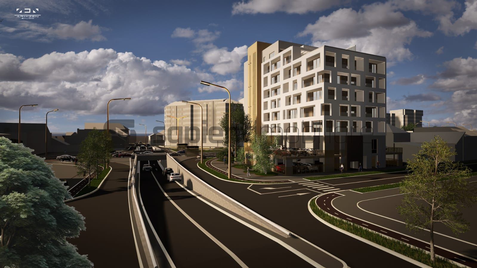 Teren cu proiect rezidențial autorizat | Bd. Decebal, Oradea - Poză 3