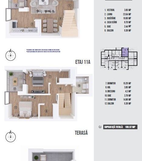 Duplex 3 camere Aviatiei I Direct Dezvoltator I metrou Aurel Vlaicu - Poză 19