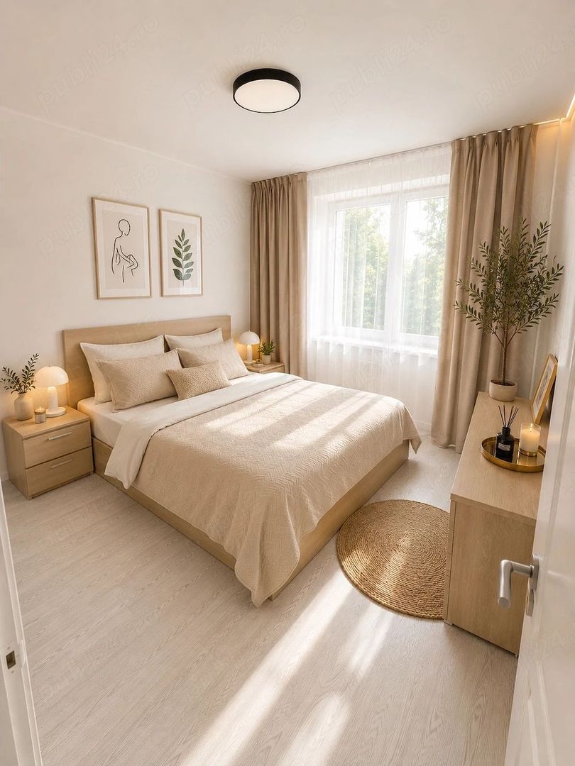 3 camere, 57 mp, renovat integral, mobilat, Titan - Poză 2