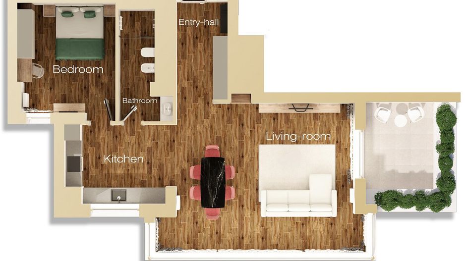 Aparthotel building Unirii B+GF+E+11 floors with 51 apartments, restaurant and SPA - Poză 57