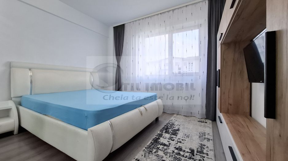 Apartament 2 camere, bloc 2019, etaj 2/3, baie cu geam, semimobilat - Poză 3