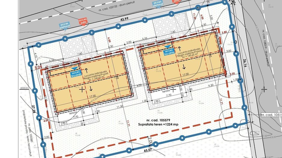 Case individuale Prejmer cu pompă de căldură și panouri fotovoltaice - Schiță 13