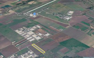 OCAZIE! Lot teren in vecinatatea aeroportului Brasov 50 m deschidere - Poză 6