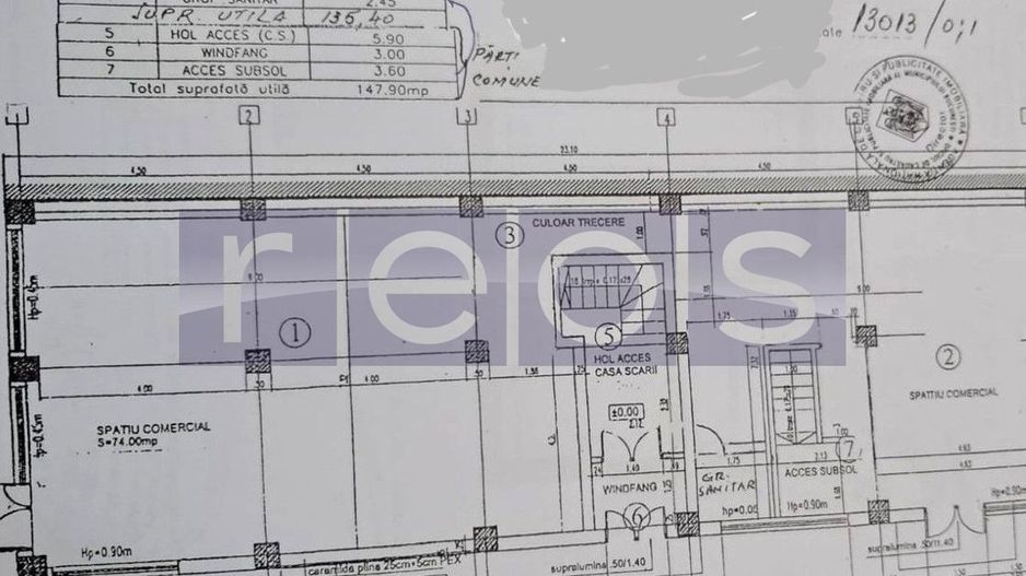 VANZARE SPATIU COMERCIAL-AVIATIEI | 188 MP | PARTER | VITRINA STRADALA - Schiță 24