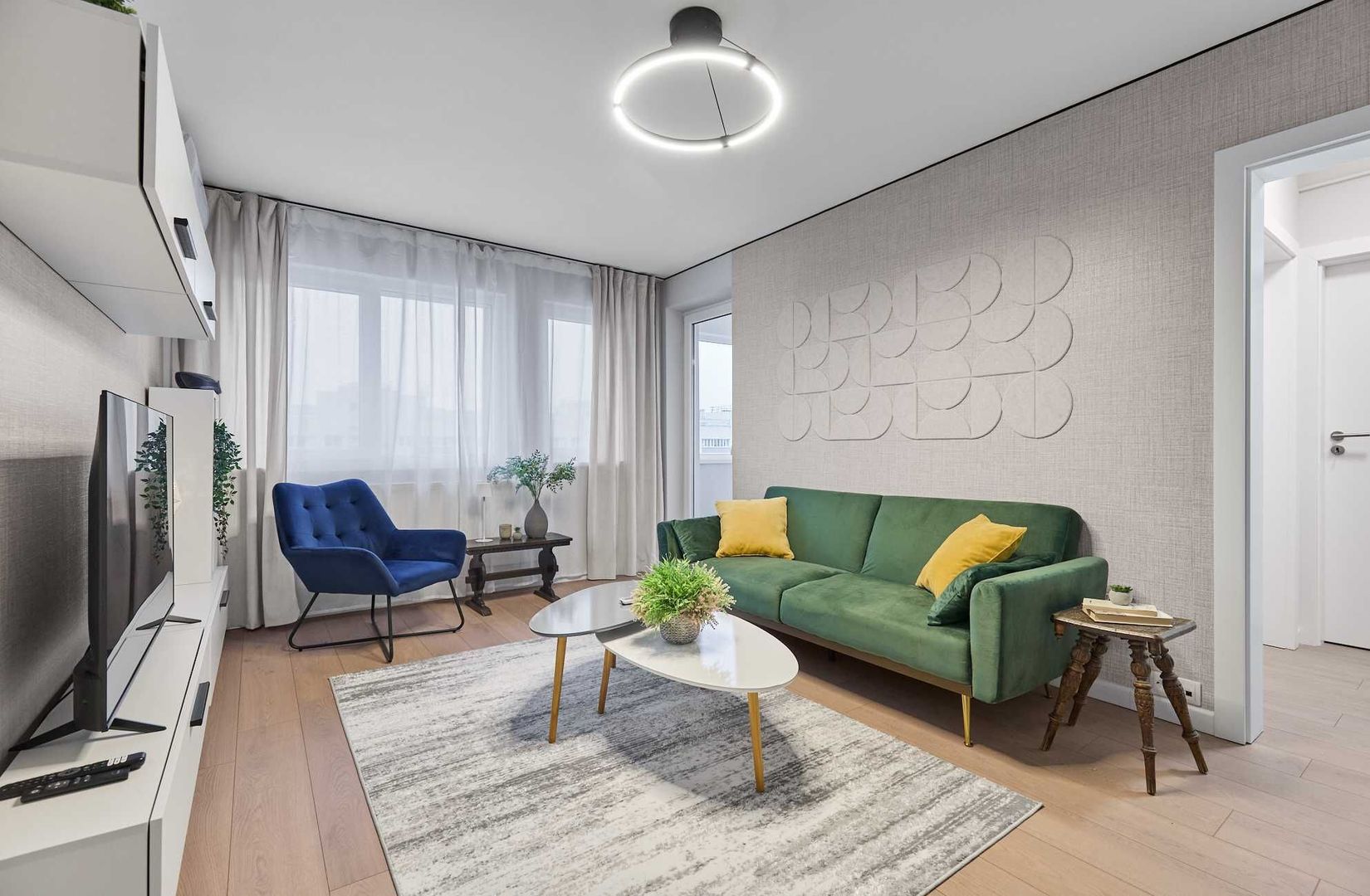 Apartament 2 Camere Renovat Lux Militari Veteranilor - Poză 2