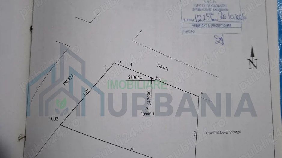 De vanzare teren in Strunga,jud.Iasi - Poză 2