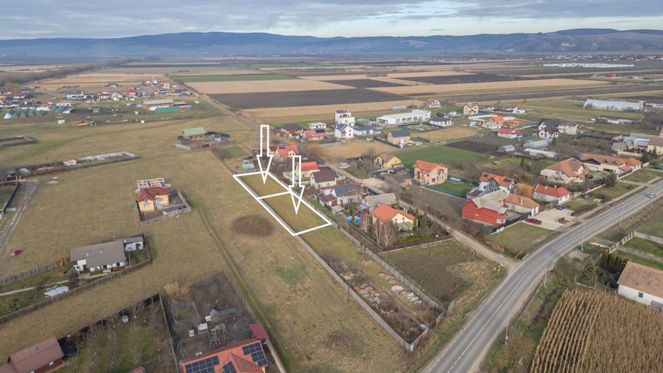 Două Loturi Alăturate de 500 mp Disponibile în Bod, Strada Gării - Poză 1