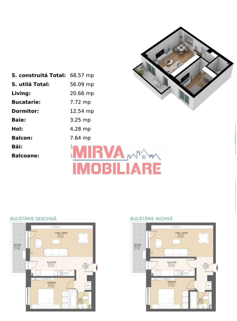 Apartament 2 camere decomandat, bloc nou 2023, Vest VAMT, 0% comision - Poză 17