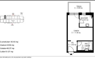 OPORTUNITATE | STUDIO | BLOC NOU |  HILS REPUBLICA - Poză 8