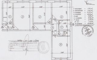Apartament 4 camere I modern I spatios I Drumul Taberei - Schiță 9