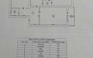 De vanzare apartament 3 camere Tatarasi - Poză 6