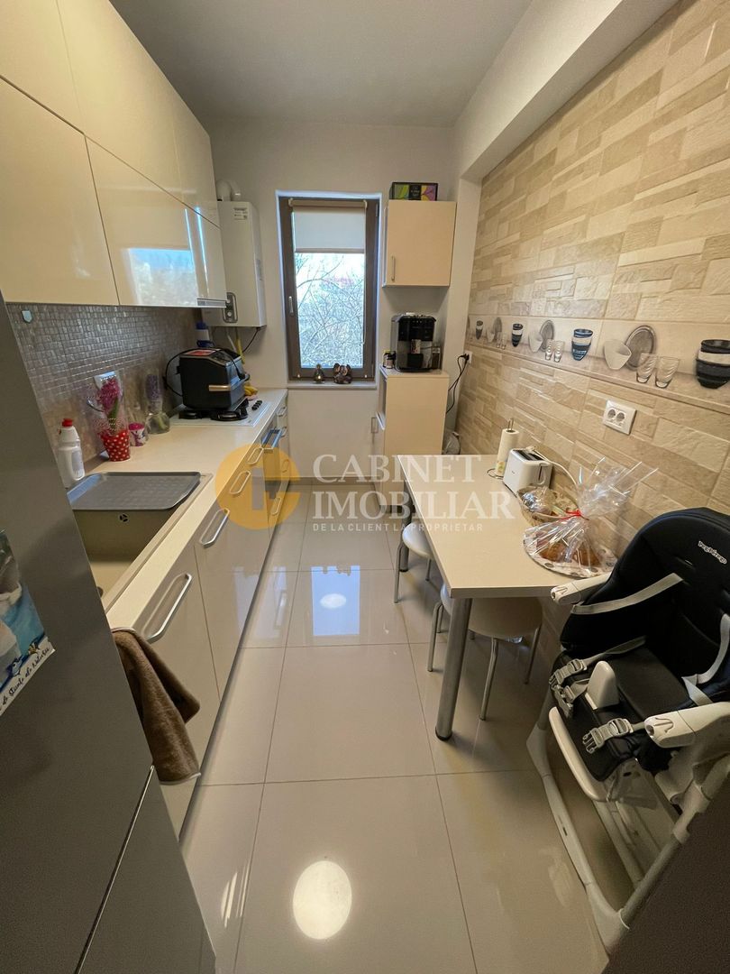 TATARASI - BLOC NOU INTABULAT - ETAJ INTERMEDIAR - 2 CAMERE - MOBILAT SI UTILAT - Poză 3