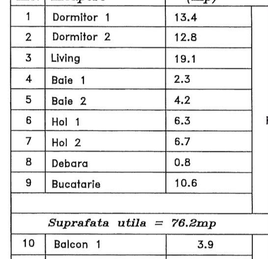 Girocului-Lidia | 3 Camere | Etaj 1 | Centrala proprie | Boxa - Poză 24