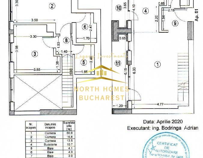 Apartament Duplex 90mp-Aviatorilor - Poză 16