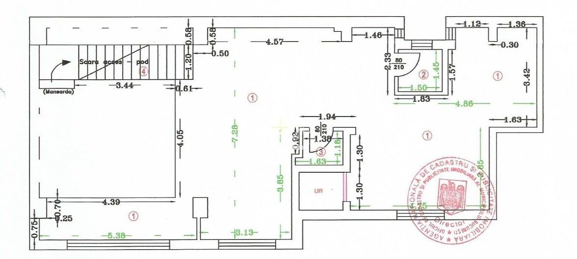 Domenii-Mihalache  I Apartament Exclusivist pe 2 Niveluri I 5 Camere I Terasă - Poză 15