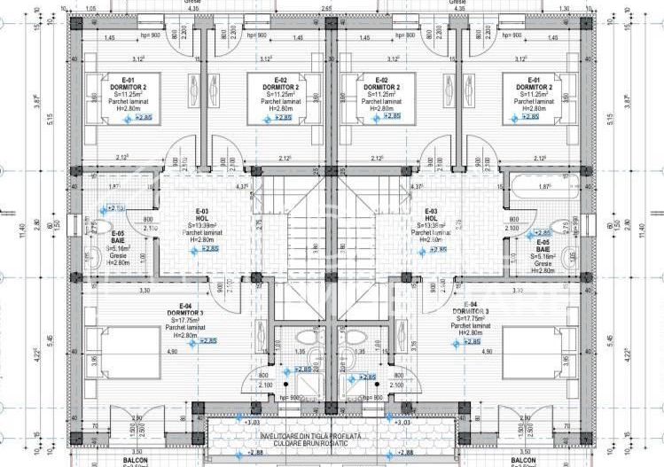 Casa tip Duplex cu 4 camere ,in Cristian - Schiță 6
