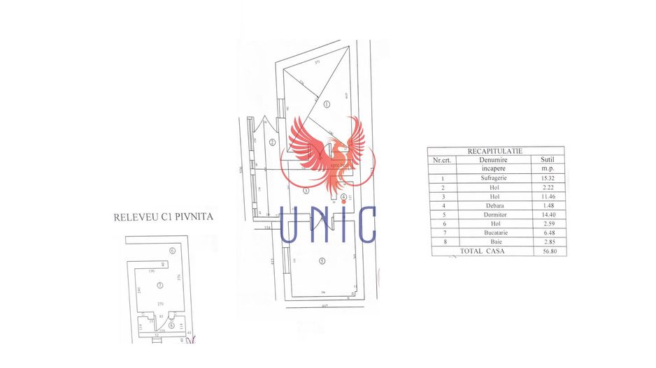 Casa Centrala pretabil Spatiu Comercial - Schiță 10