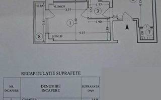 Apartament 2 camere - Moșilor - Schiță 8