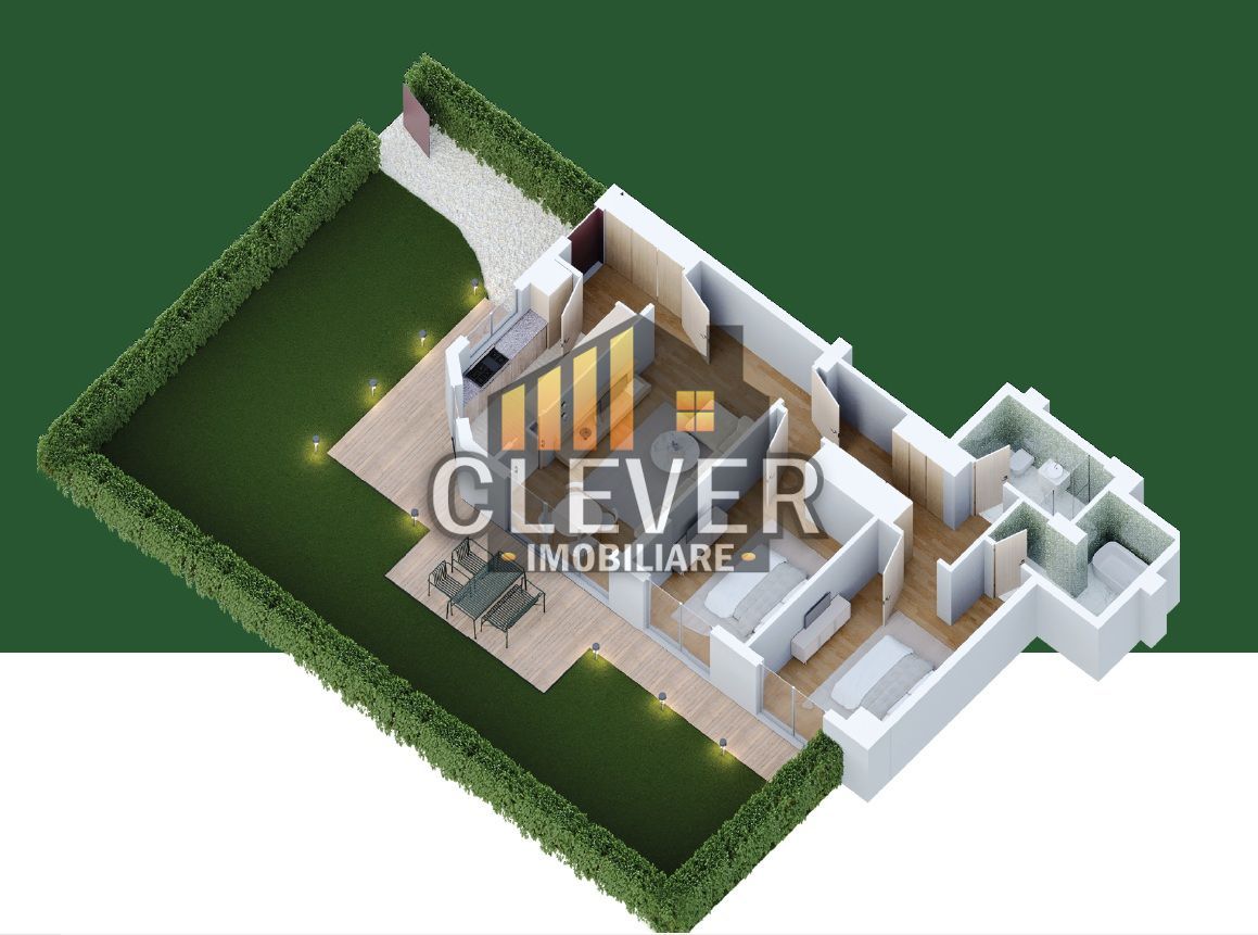 Apartament 3 Camere Premium + Curte 121 mp | Metrou Nicolae Teclu - Schiță 10