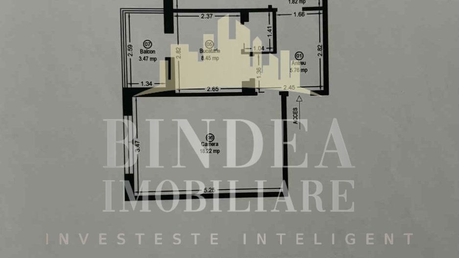 Apartament 2 camere decomandat, 2 balcoane, Lipovei, centrala si clima - Poză 10