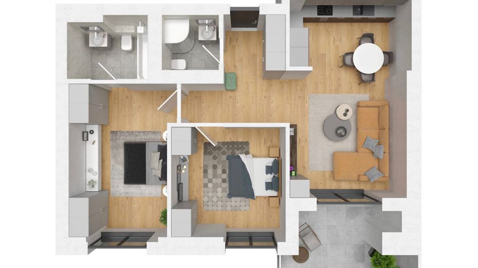 Apartament 3 camere | PIPERA - Poză 2