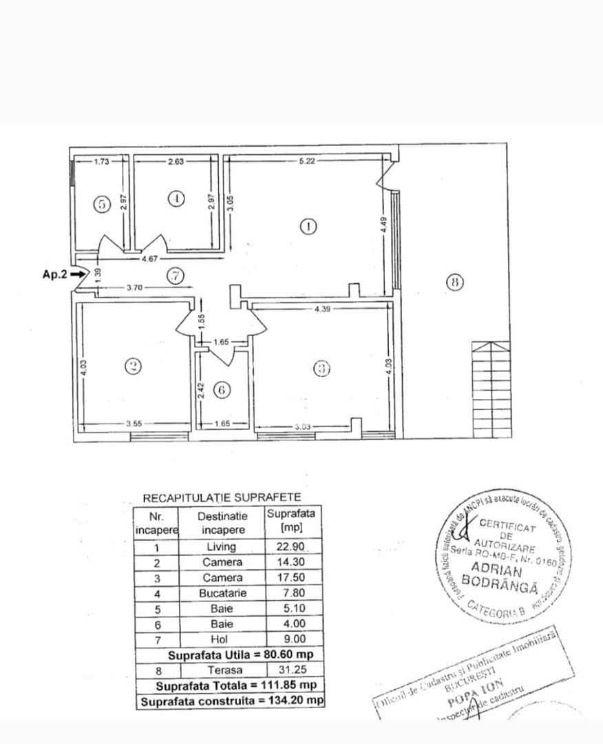 Apartament 3 camere + terasasa + curte 24mp I P/3 I Damaroaia-Bucurestii Noi - Poză 10