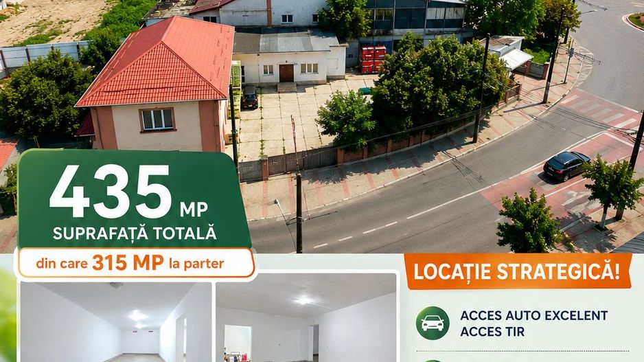 DE ÎNCHIRIAT - DEPOZIT 435 mp + curte betonata 800 mp, VASLUI zona TRAIAN; - Poză 1