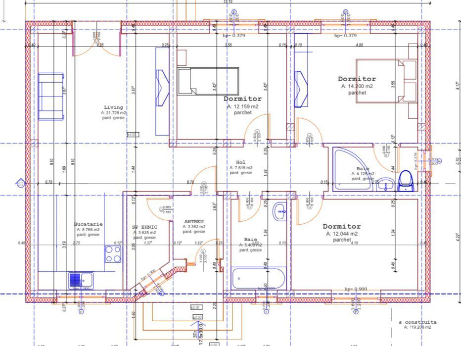 Casă pe parter de vânzare în cartierul Izvor - Poză 7
