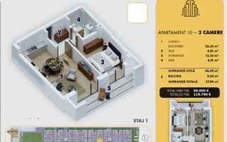 {Metrou Berceni doar 5 minute} | Apartament 2 camere | - Poză 1