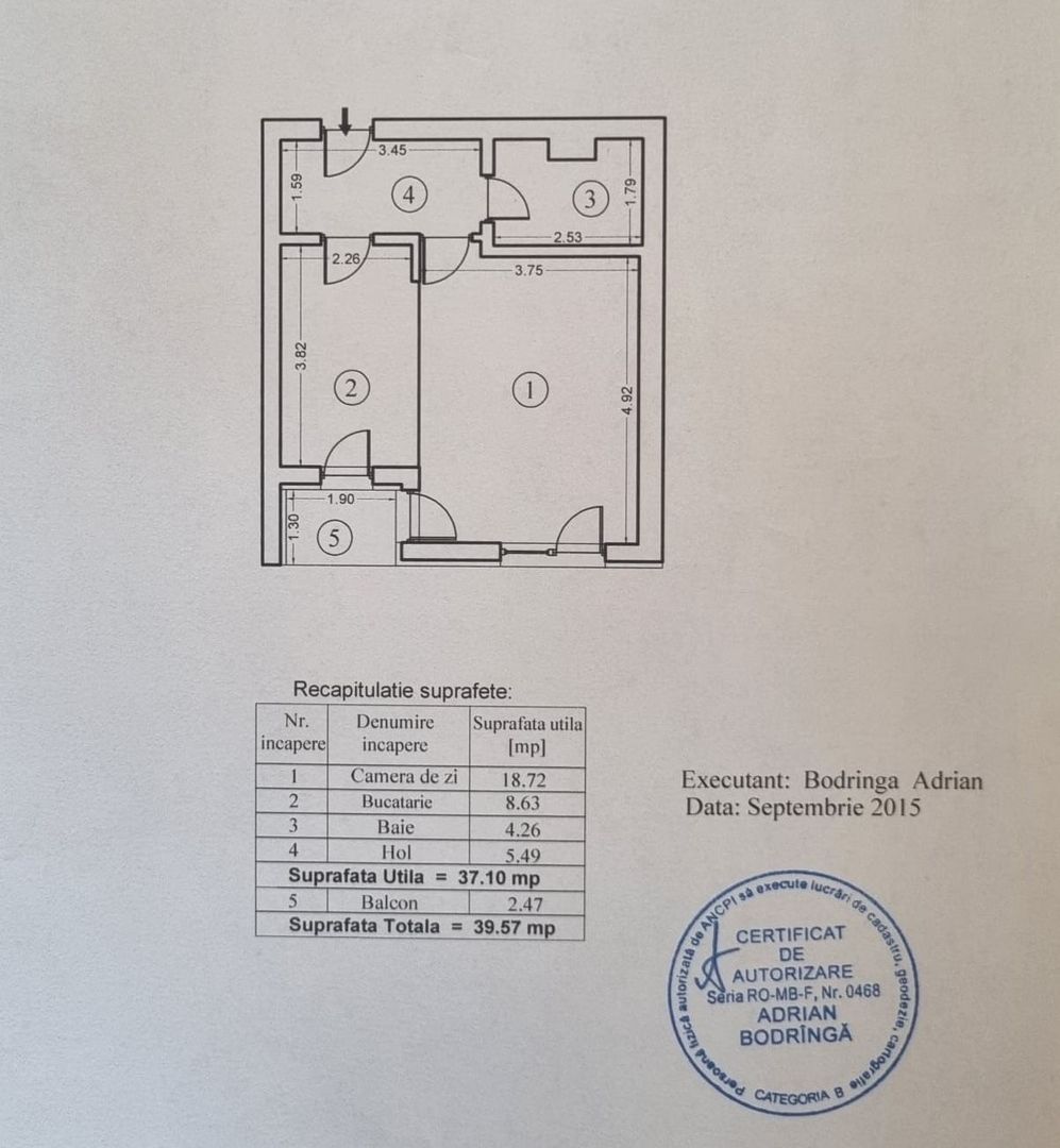 STUDIO 20th Residence | 40MP | MOBILAT/UTILAT - Schiță 20